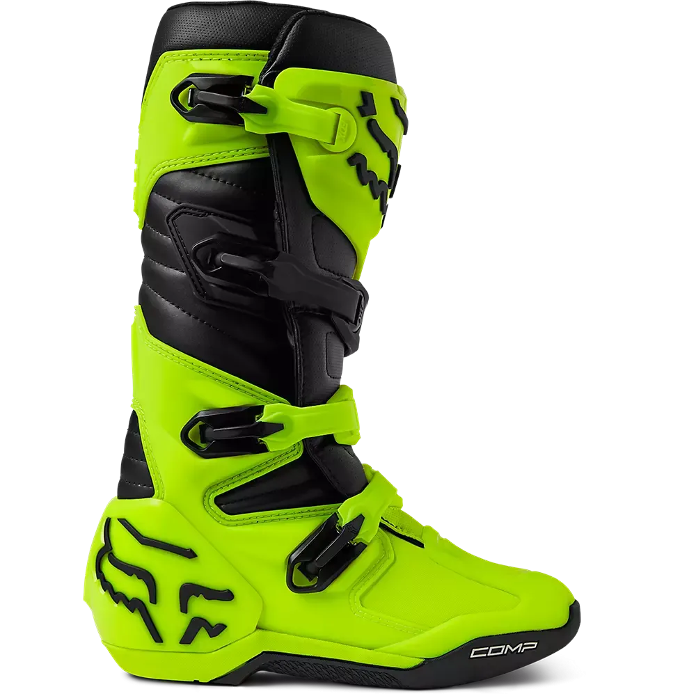 FOX Botas Moto Comp Amarillo