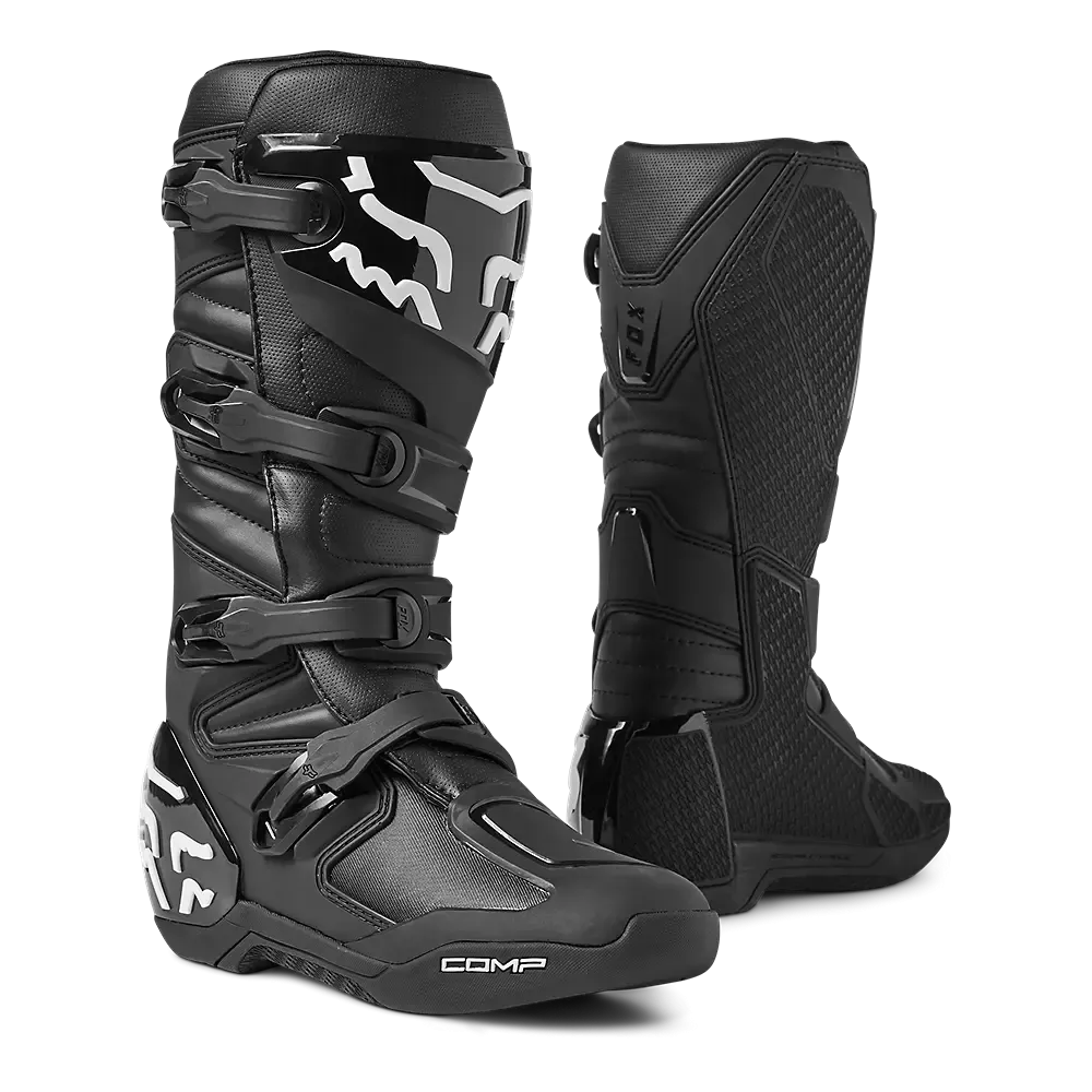 FOX Botas Moto Comp Negro