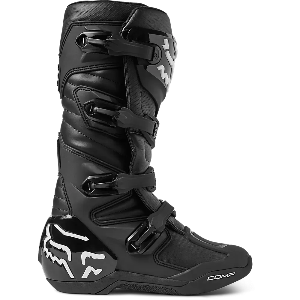 FOX Botas Moto Comp Negro