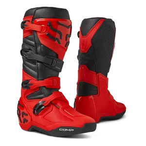 FOX Botas Moto Comp Rojo