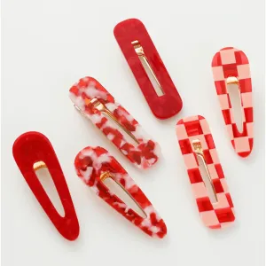 Gemma VDAY Printed Barette Clip