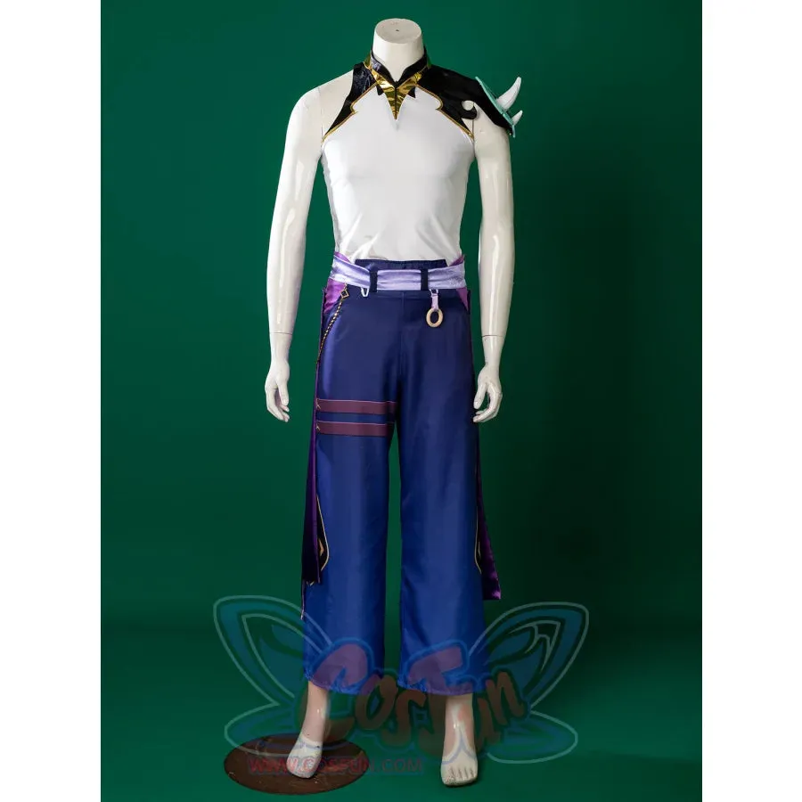 Genshin Impact Xiao Cosplay Costume C00269 AA