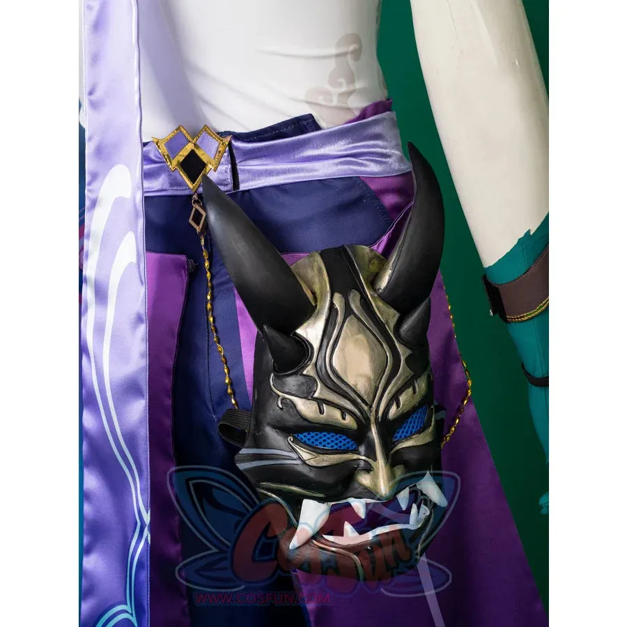 Genshin Impact Xiao Cosplay Costume C00269 AA