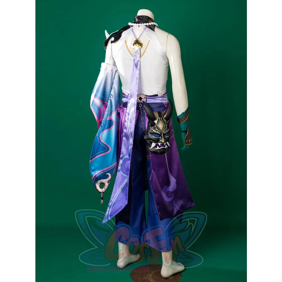 Genshin Impact Xiao Cosplay Costume C00269 AA