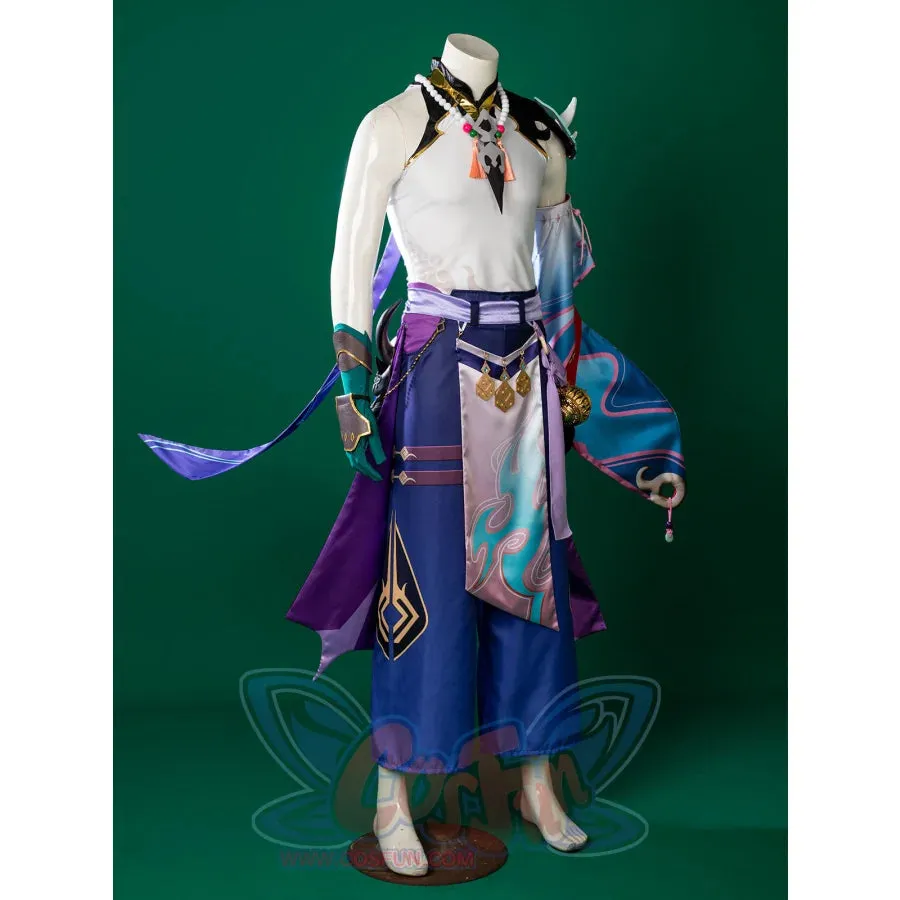 Genshin Impact Xiao Cosplay Costume C00269 AA