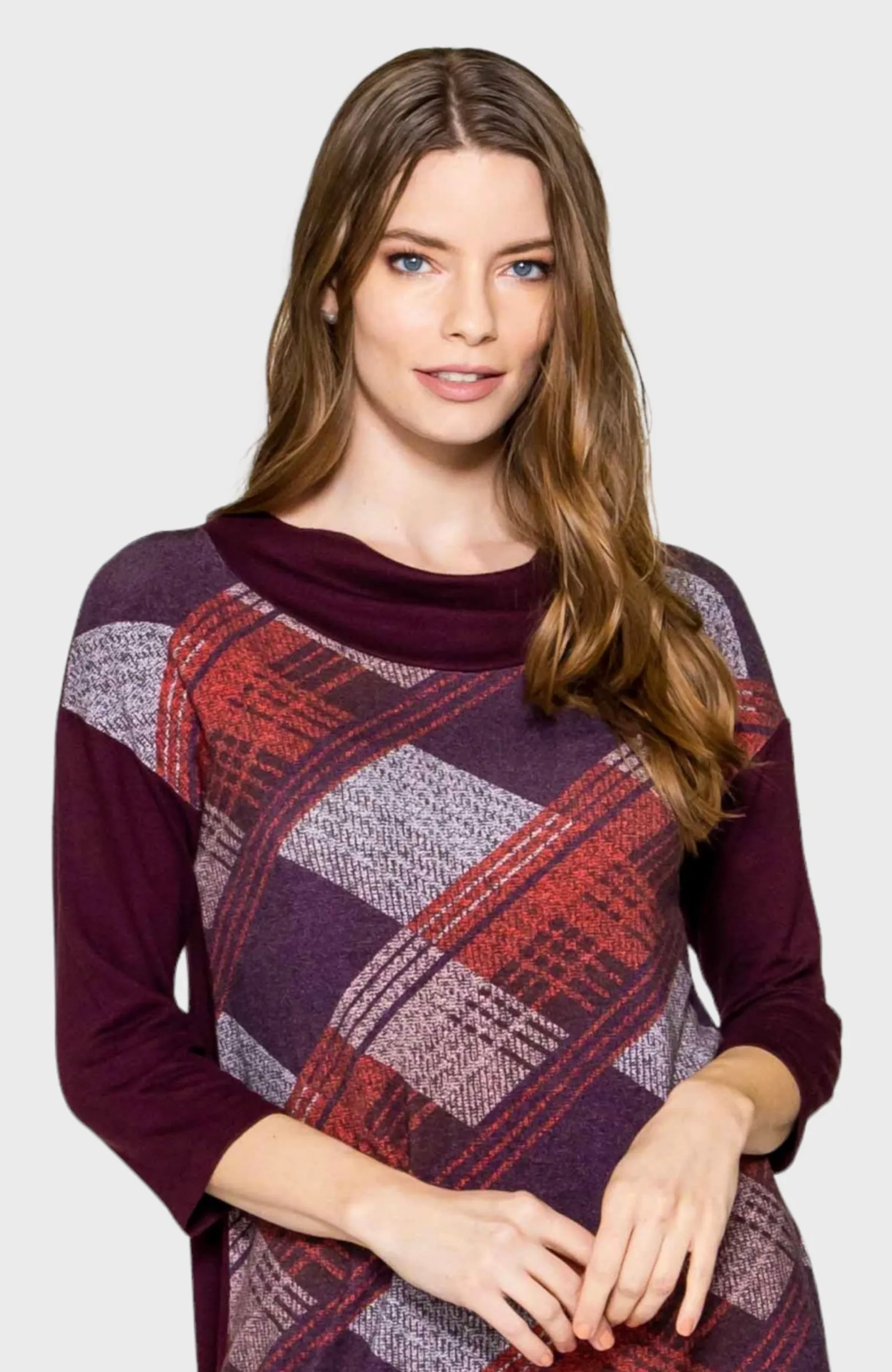 Geometric Printed Tunic Top