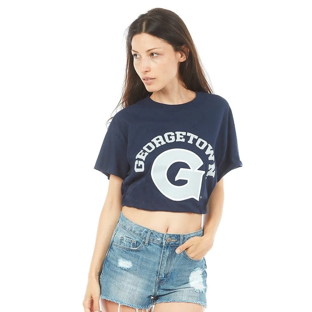 Georgetown University Cropped Tee
