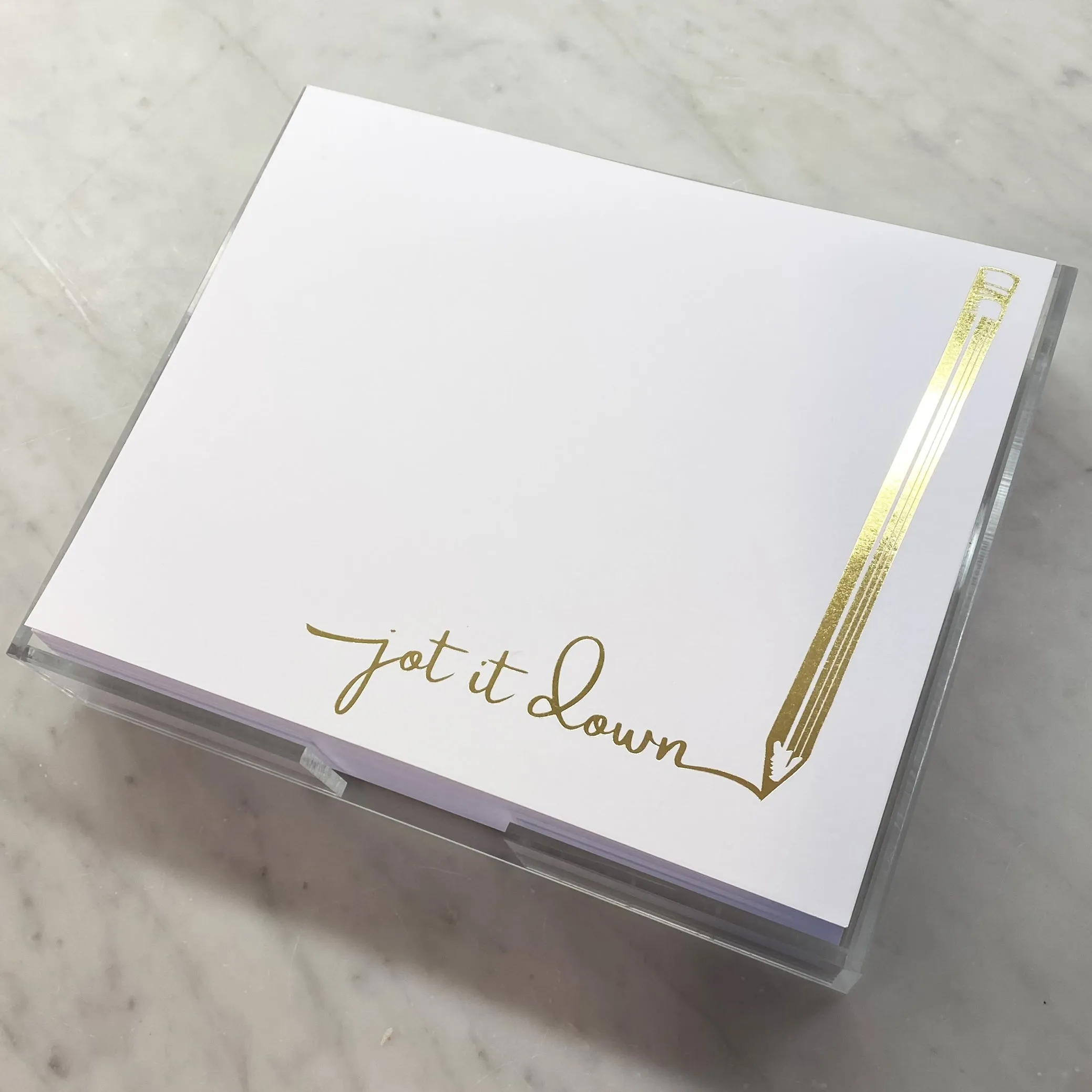 Gold Foil Luxe Pencil