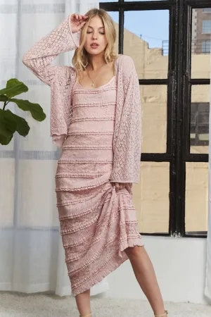 Hazel Blues® |  ADORA Lace Scoop Neck Midi Cami Dress