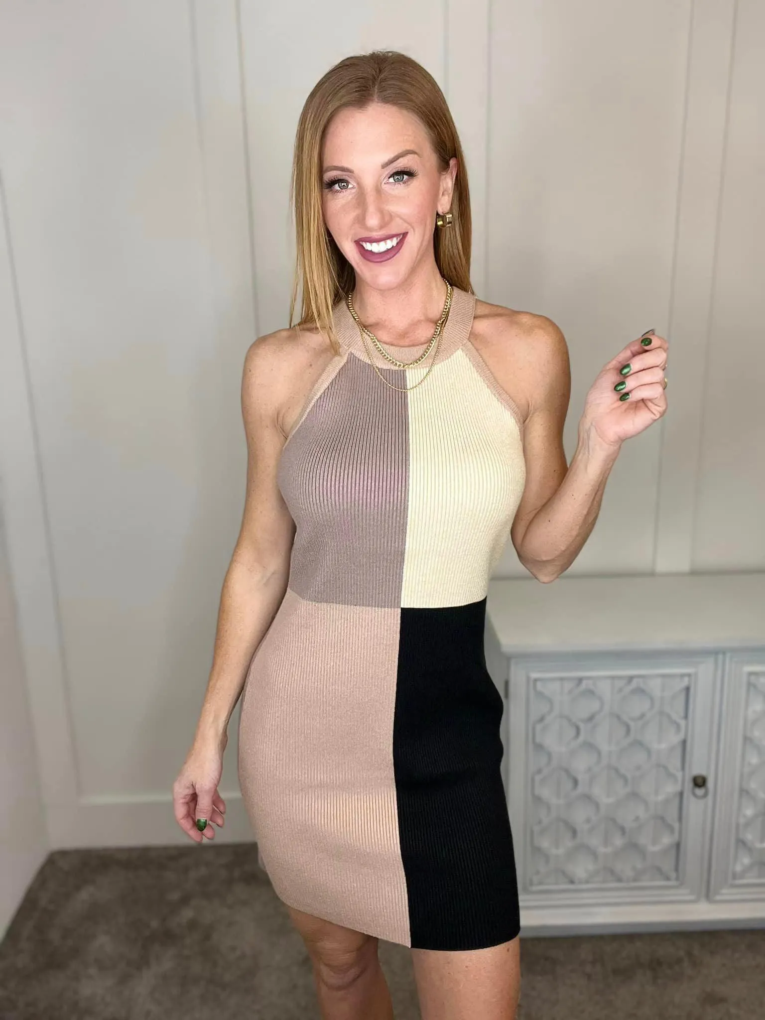 Hazel Blues® | Stick Around Sleeveless Mini Bodycon Dress