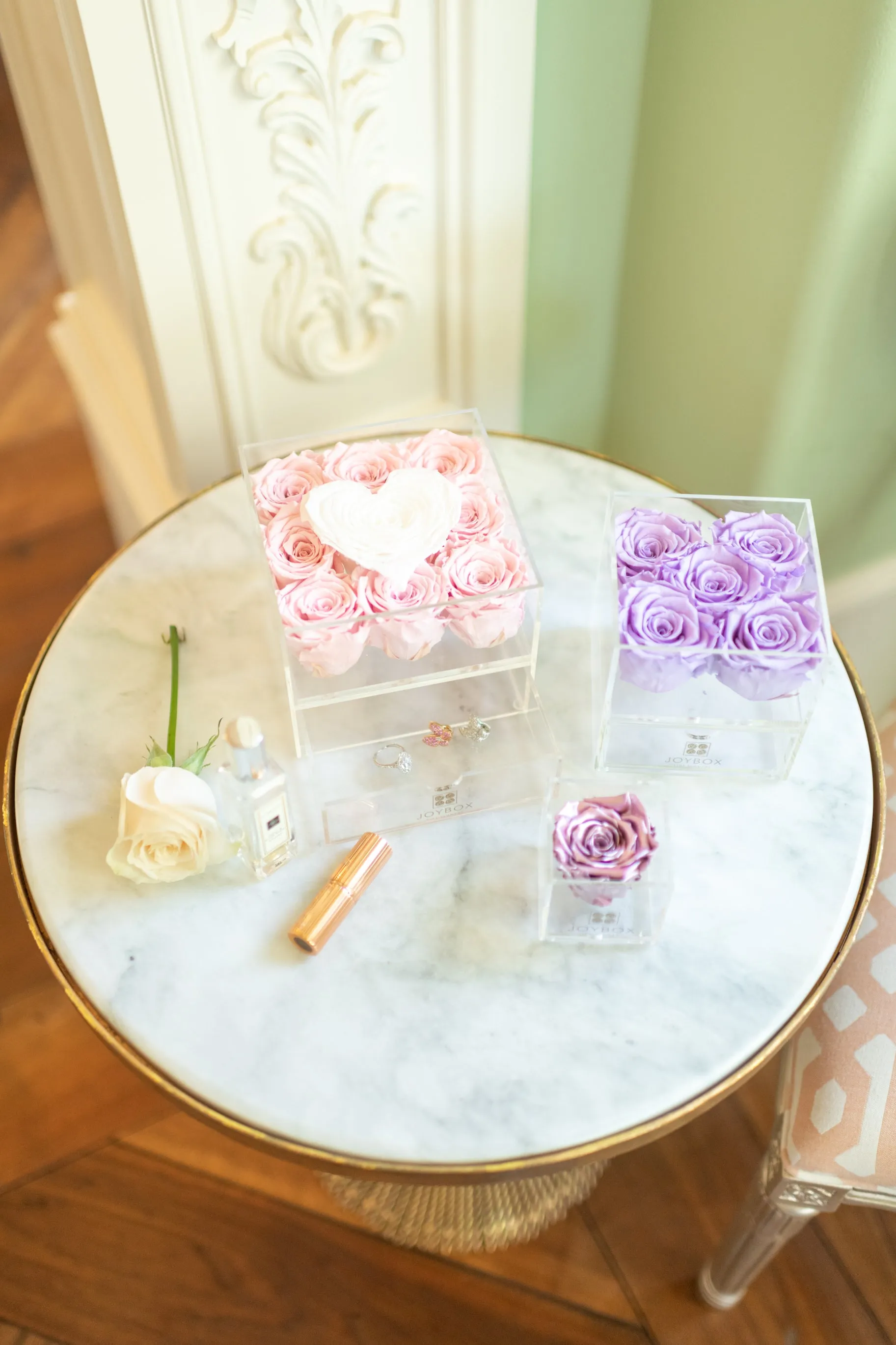 Heart shaped Everlasting Rose box (9 Rose)
