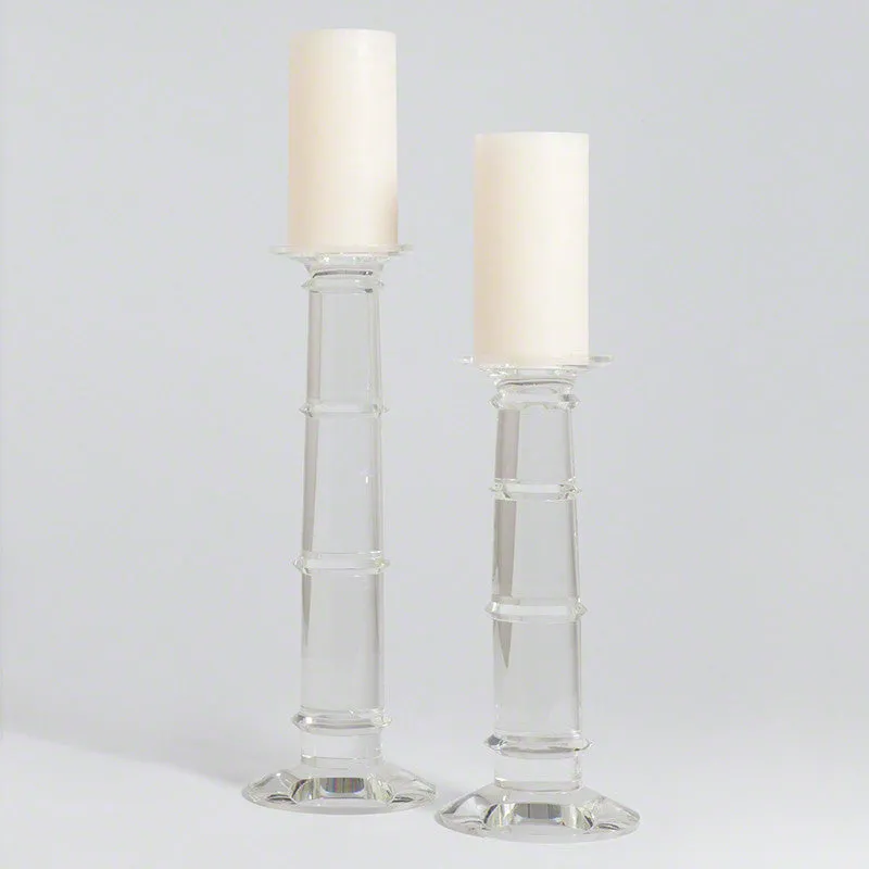 Ice Pillar Candle Holder - Global Views