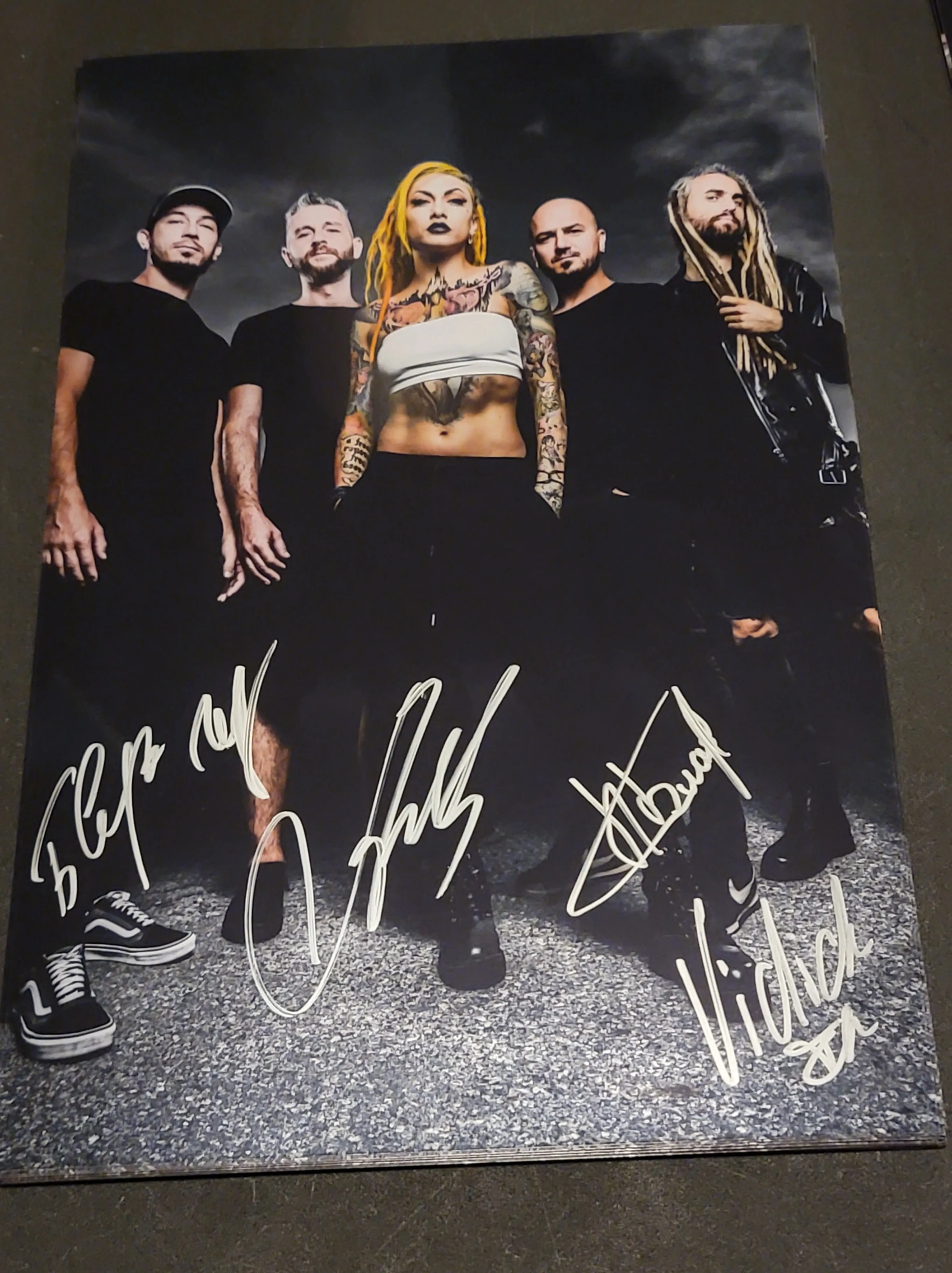 Infected Rain - Dark Clouds 2 - Signed Limited Edition 8x12 Metallic Print