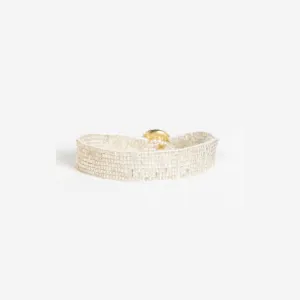 Ink Alloy Solid Thin Luxe Bracelet - Silver