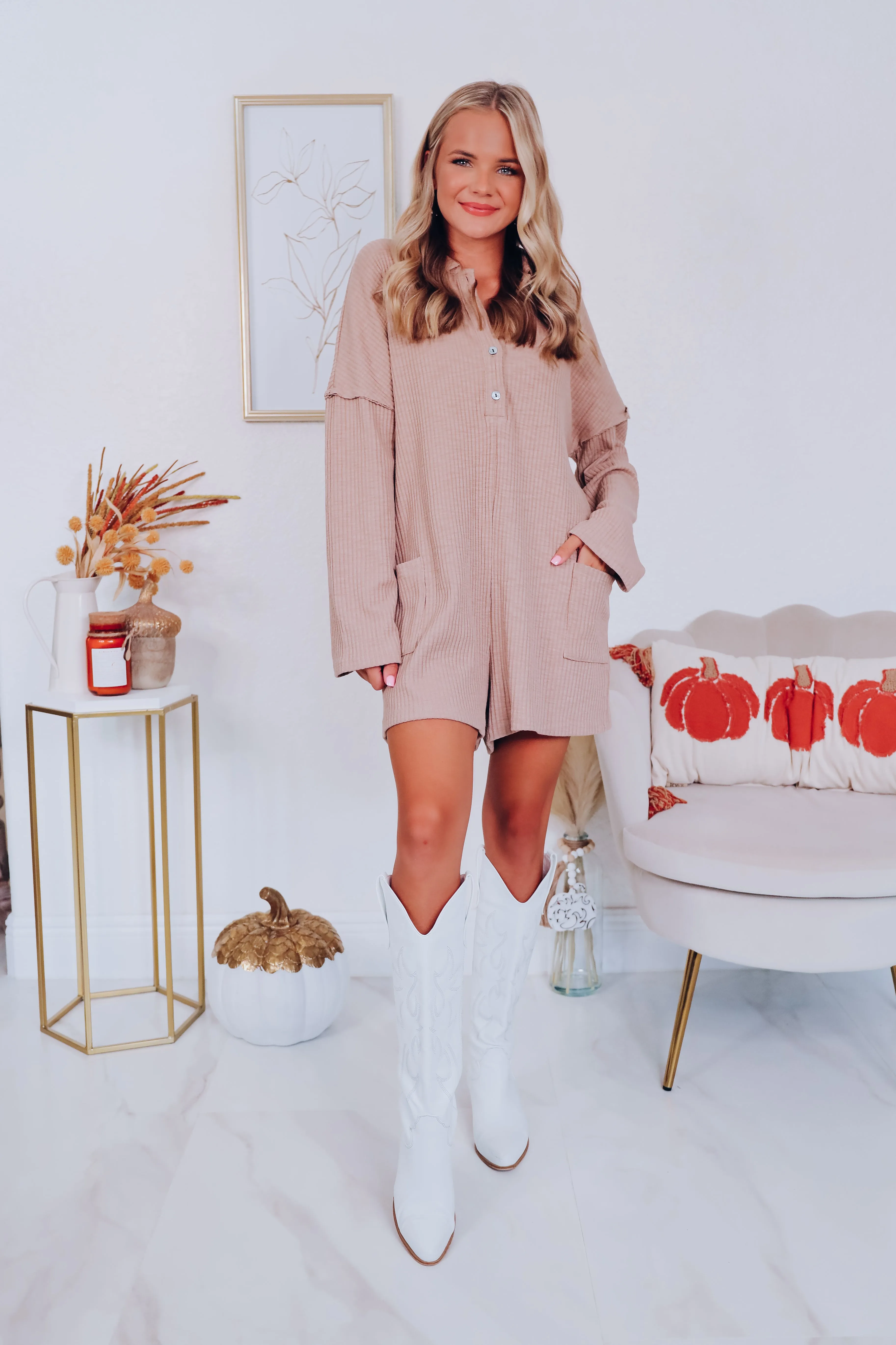 Irreplaceable Cotton Blend Romper