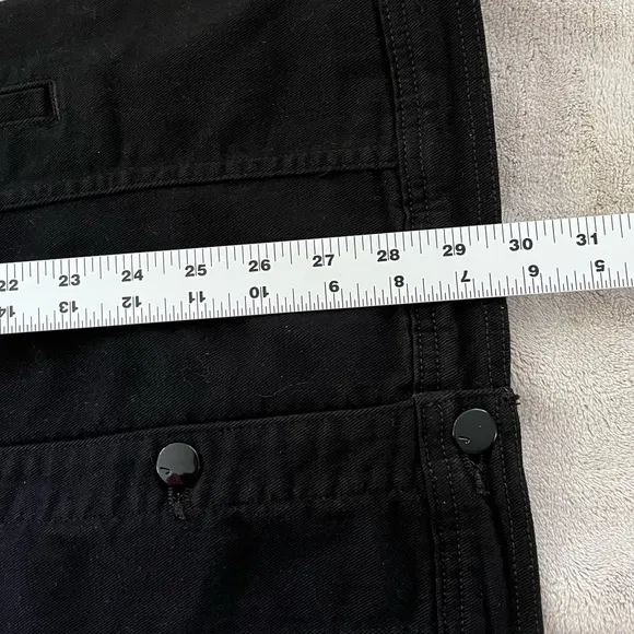 J Brand Black Denim Maxi Jacket Women’s Size Small Grunge Punk Minimalist New