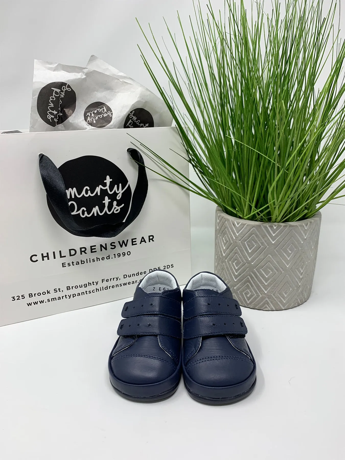 Jack Navy Velcro Trainer