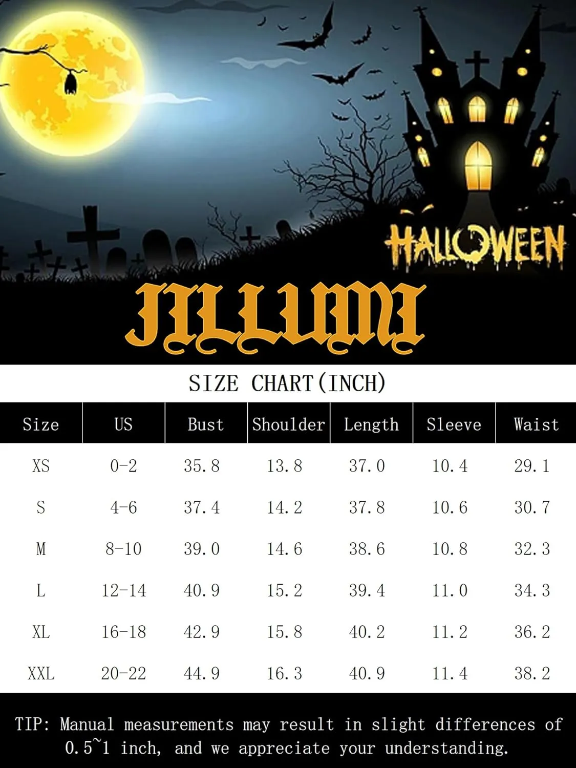 Jillumi Women's Puff Sleeve Blue Wizard Halloween Dress