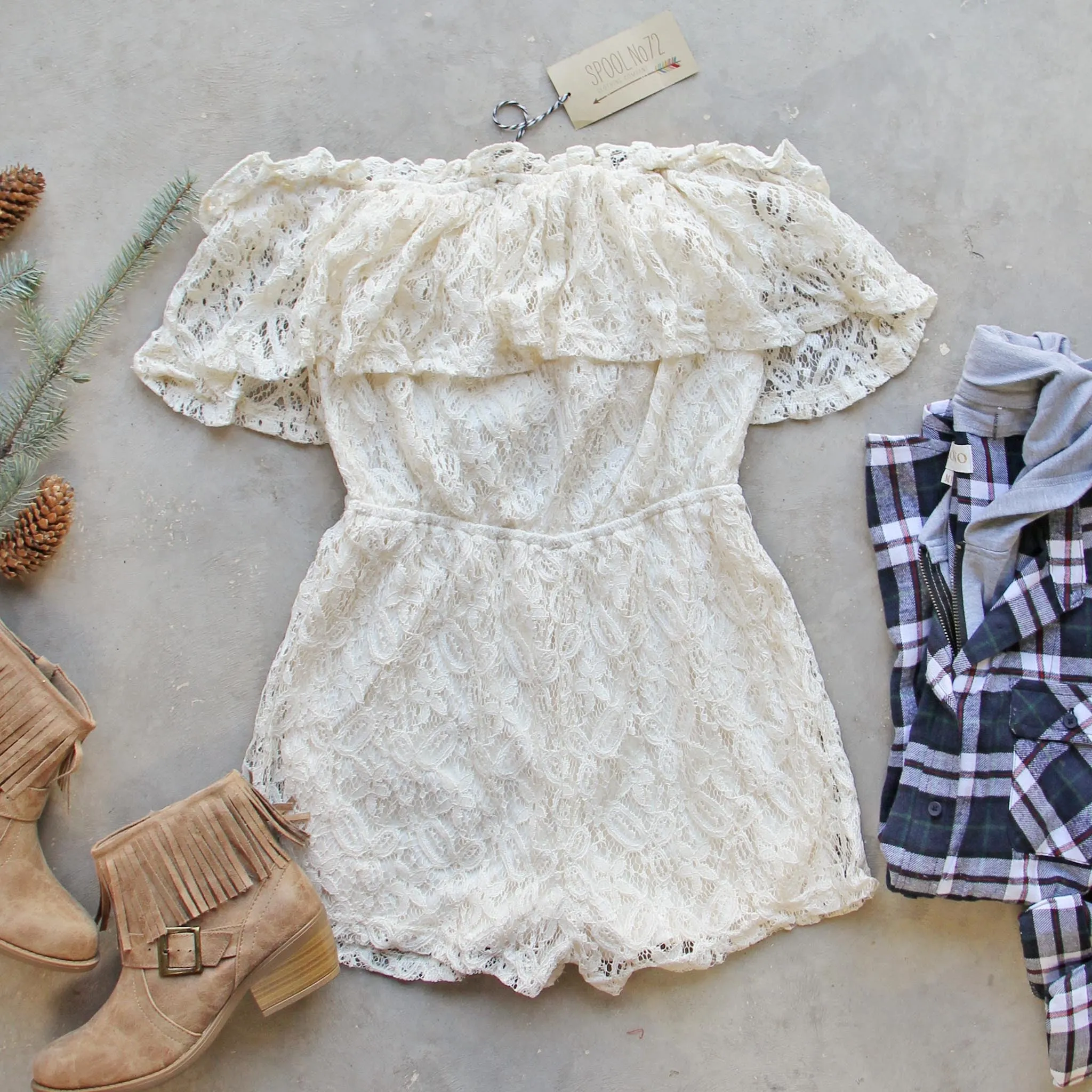 Juniper Lace Romper