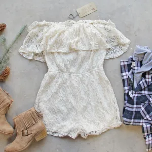 Juniper Lace Romper