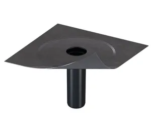 Klober Flavent Rainwater Outlet with Bitumen Skirt - 125mm