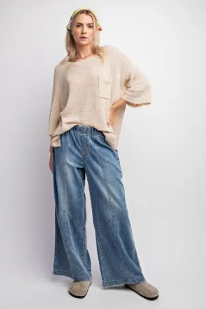 Knitted Sweater Oversize Dolman