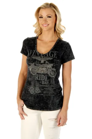Liberty Wear Collection Tops: Vintage Ride Mineral Wash