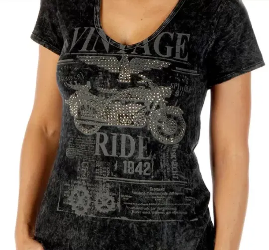 Liberty Wear Collection Tops: Vintage Ride Mineral Wash