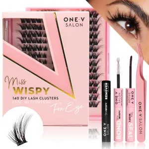 Luxe 3D Flawless - Fox Eye - 140 DIY Cluster Lashes Complete Kit