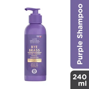 LUXE ORGANIX Bye Brass Purple Shampoo 210ml