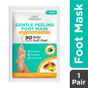 Luxe Organix Gentle Peeling Foot Mask (1 Pair)