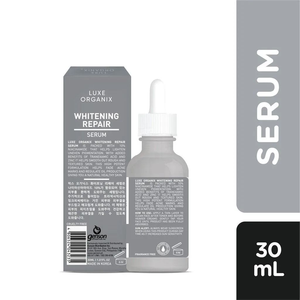 Luxe Organix Whitening Repair Serum 10% 30ml