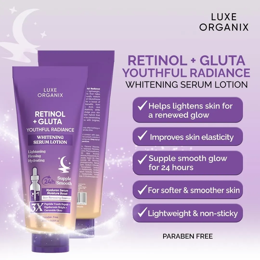 Luxe Organix Whitening Serum Lotion 350ml