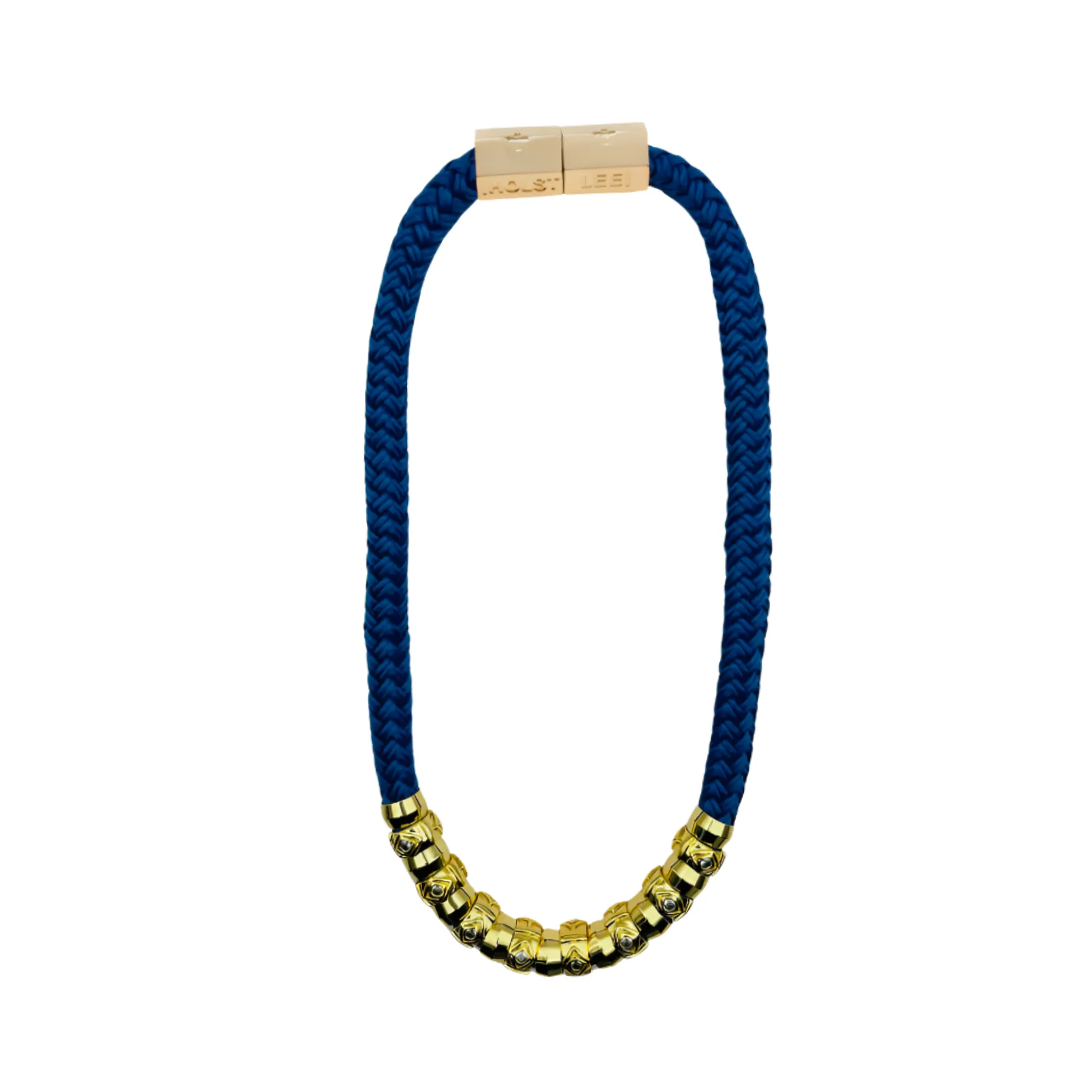 Luxe Skinny Classic Necklace- Navy