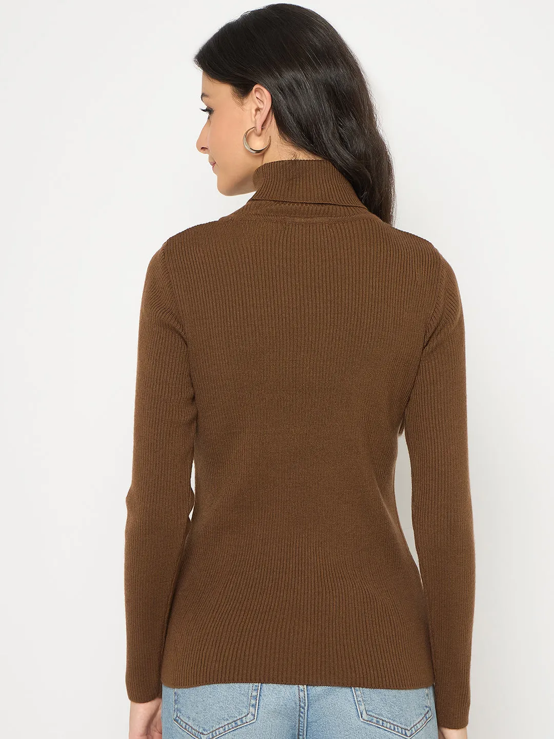 Madame High Neck Coffee Brown Skeeve