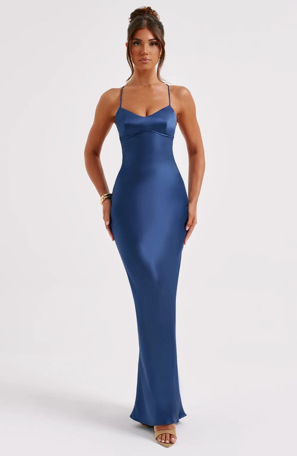 Malika Maxi Dress - Navy