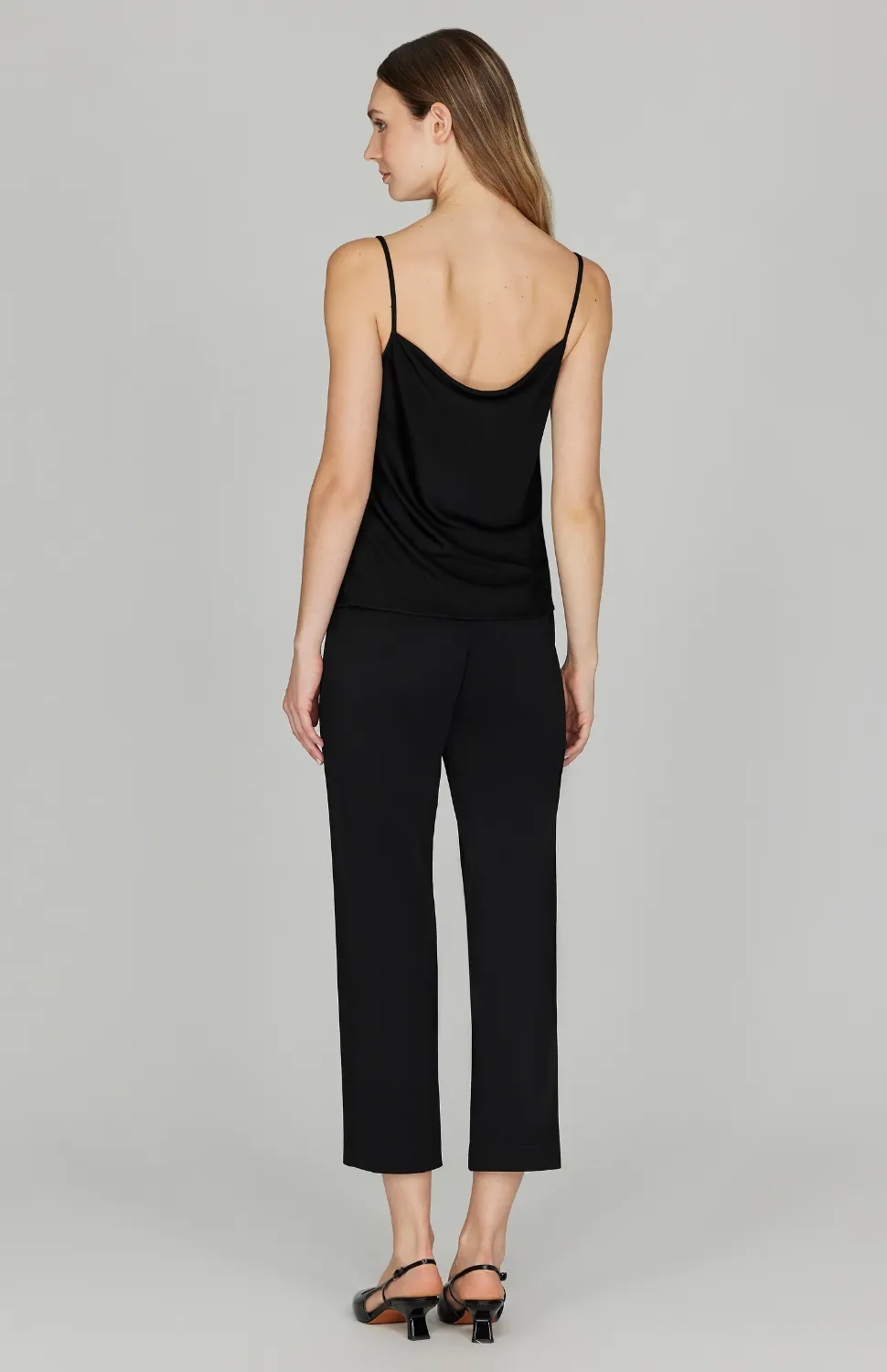 Matte Jersey Drape Front Camisole