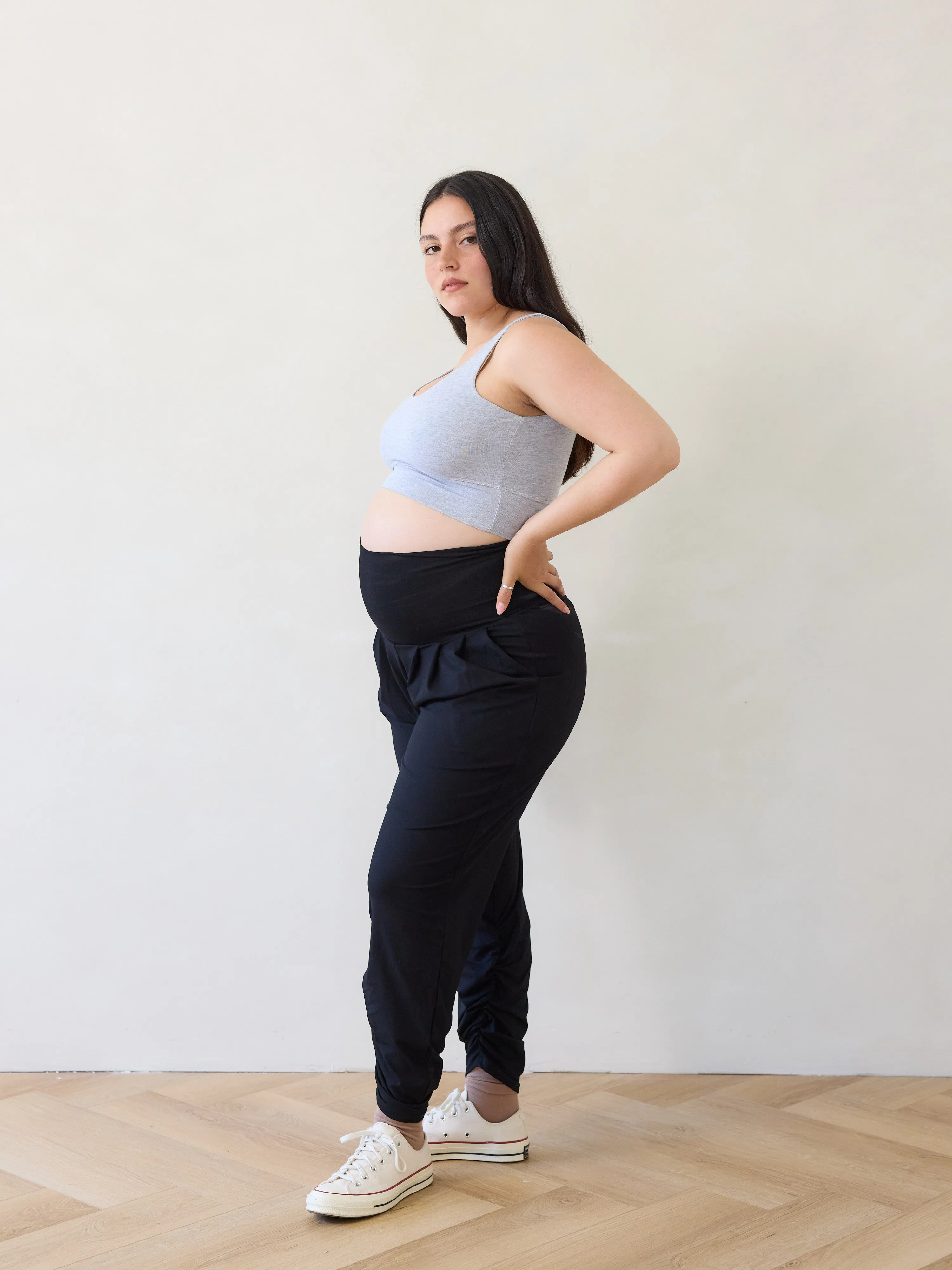 MELANGE GREY THOMPSON BRA