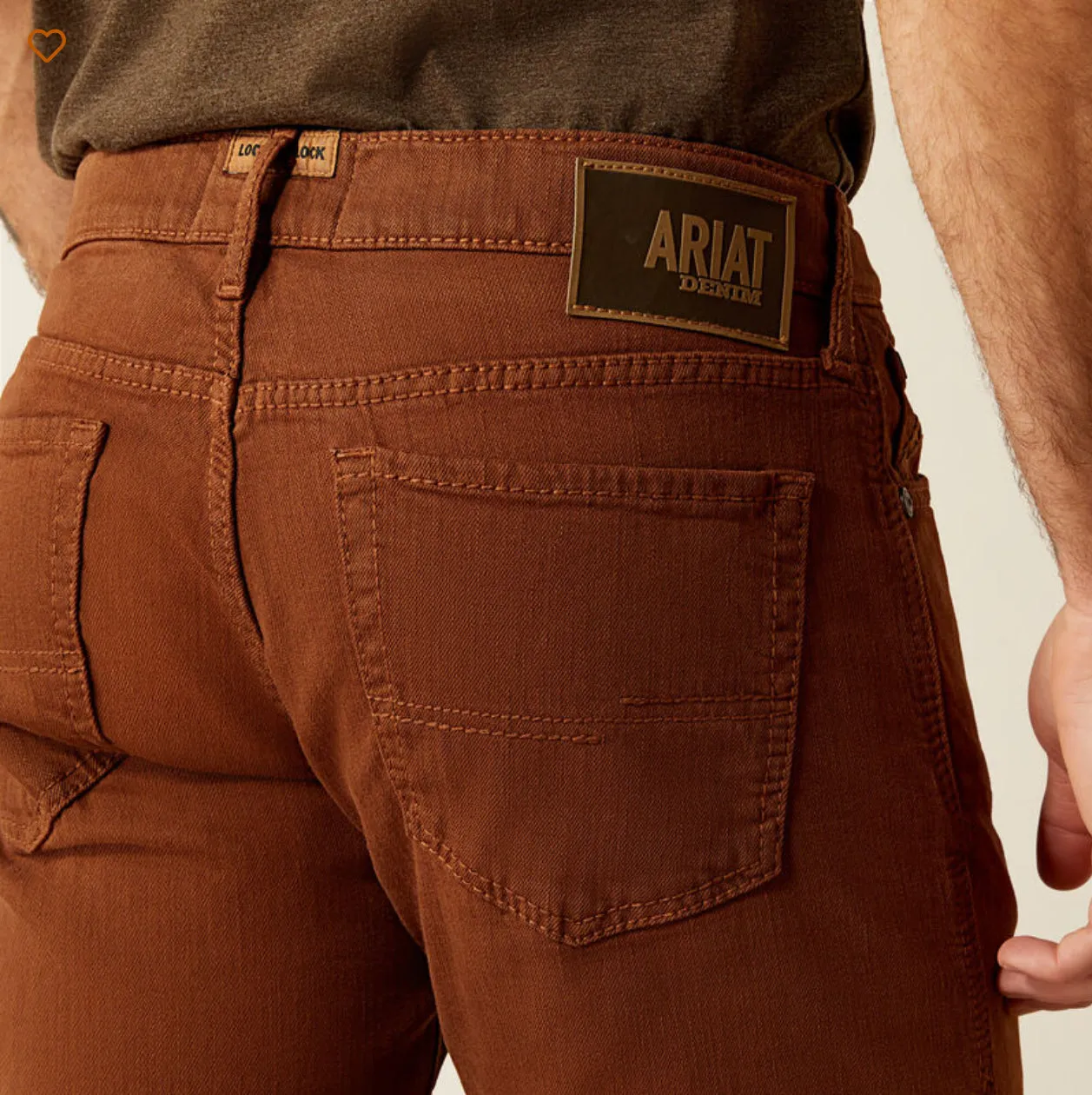 Men’s Ariat Downtown Brown M7 Slim Hansen Straight Leg Jeans