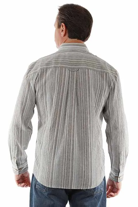 Men's Farthest Point Collection Shirt: Seersucker Stripe