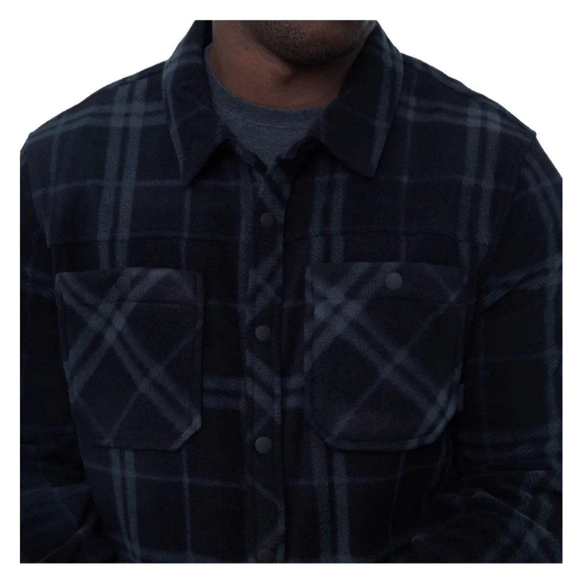 Men's Hasler Fleece Button Up Long-Sleeved Shirt