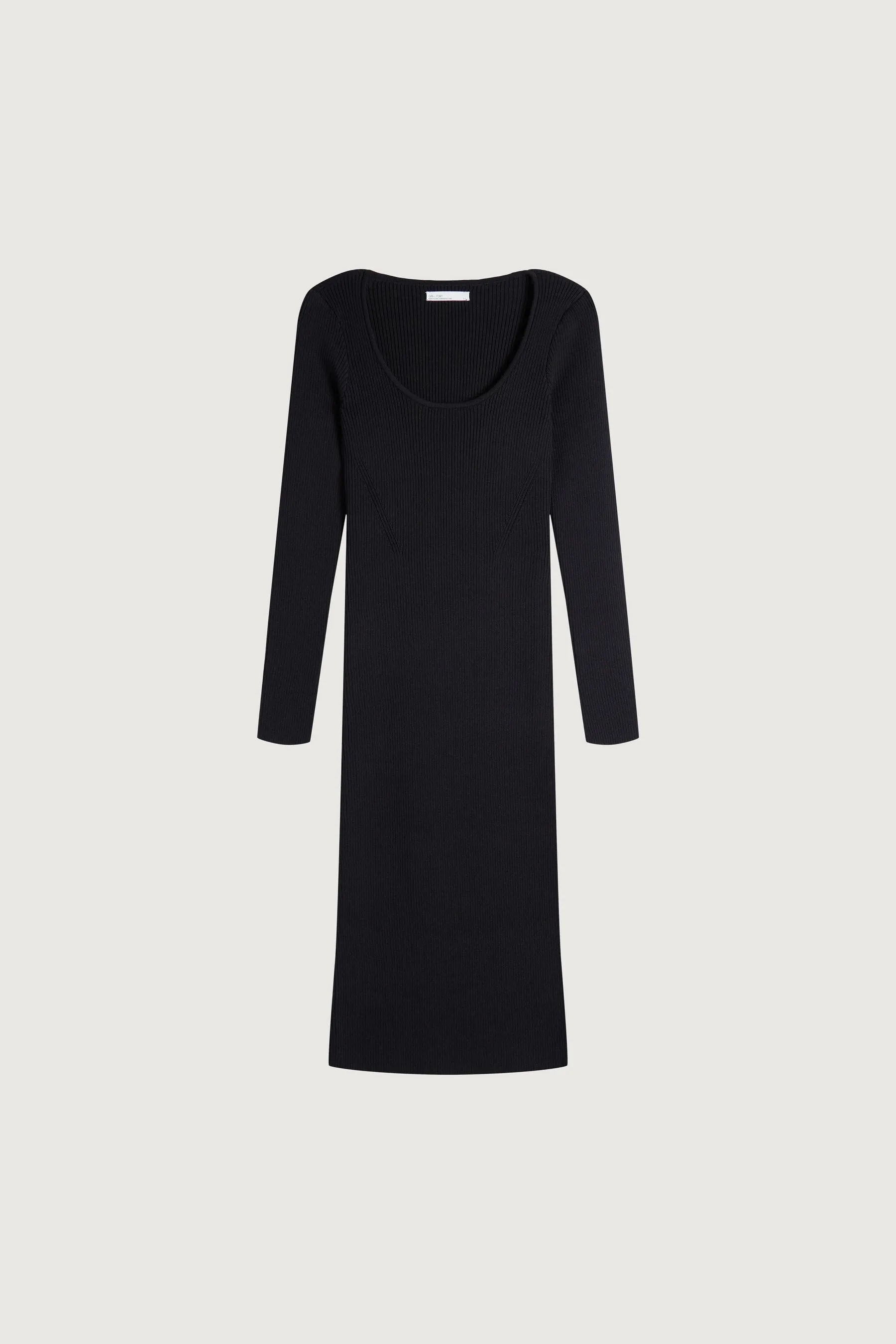 Midi Scoop Neck Dress