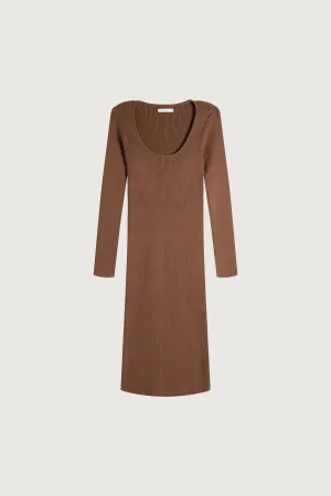 Midi Scoop Neck Dress