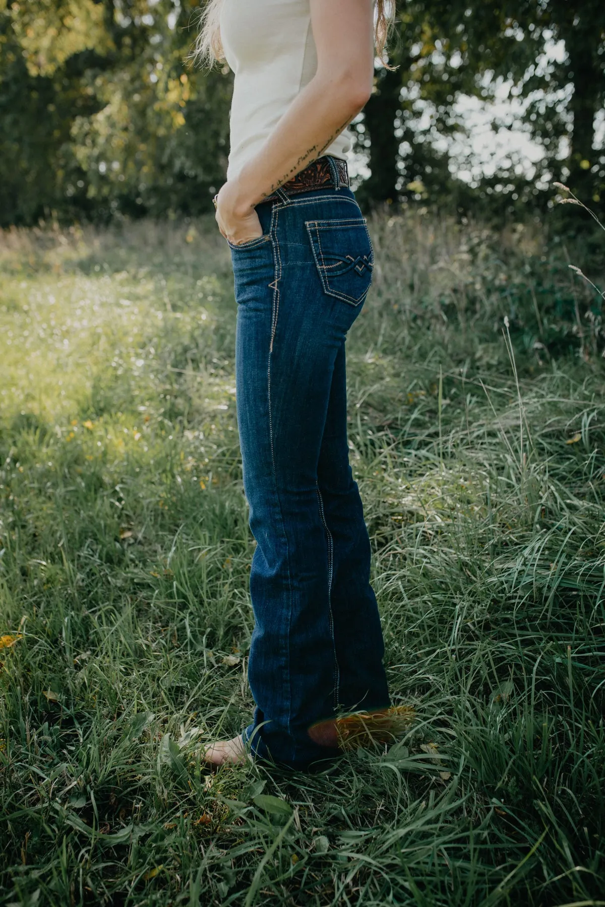 'Midnight' Perfect Rise Bootcut Jean by Ariat (Sizes 24 - 22W)