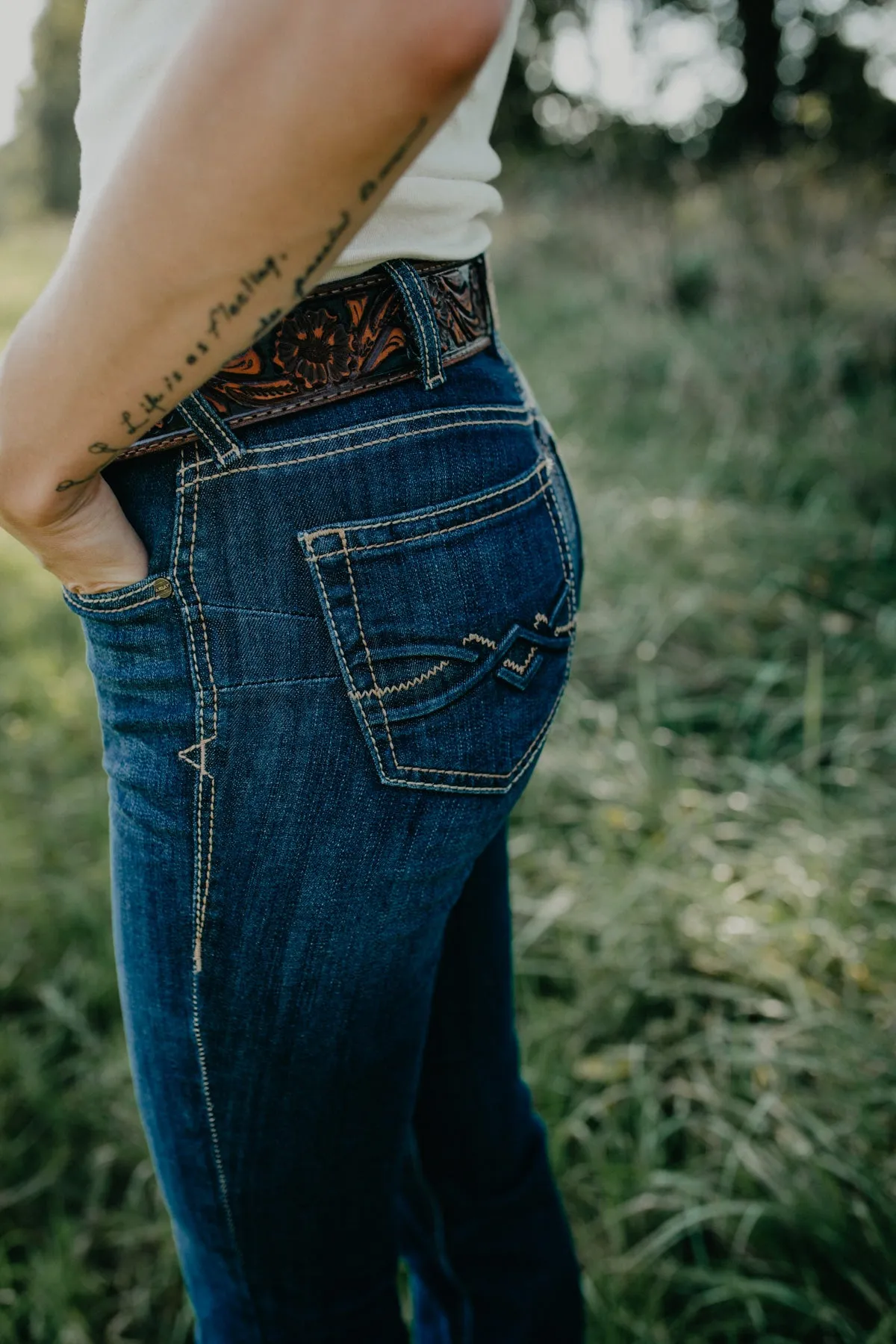 'Midnight' Perfect Rise Bootcut Jean by Ariat (Sizes 24 - 22W)