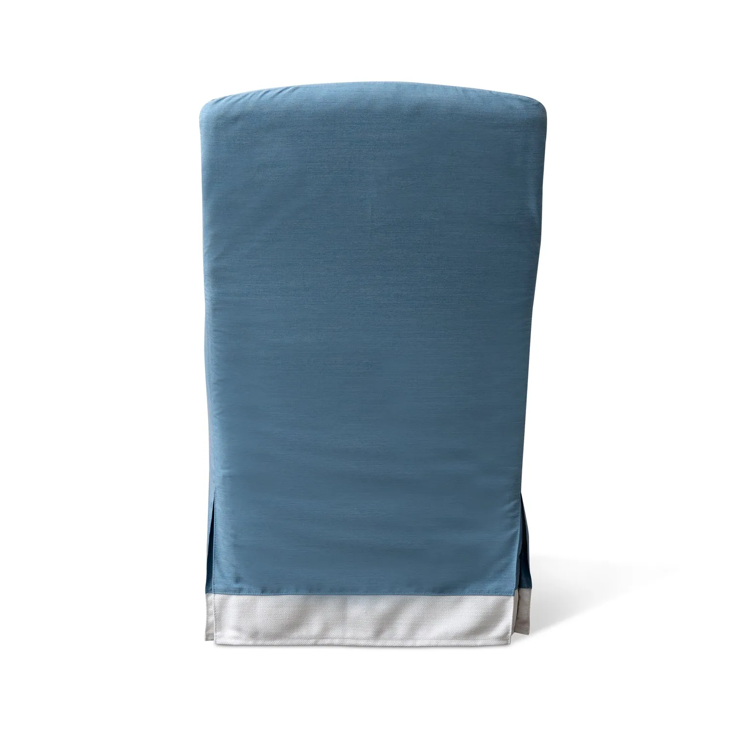 Mimosa Outdoor Dining Chair in Davenport Blue with Banding