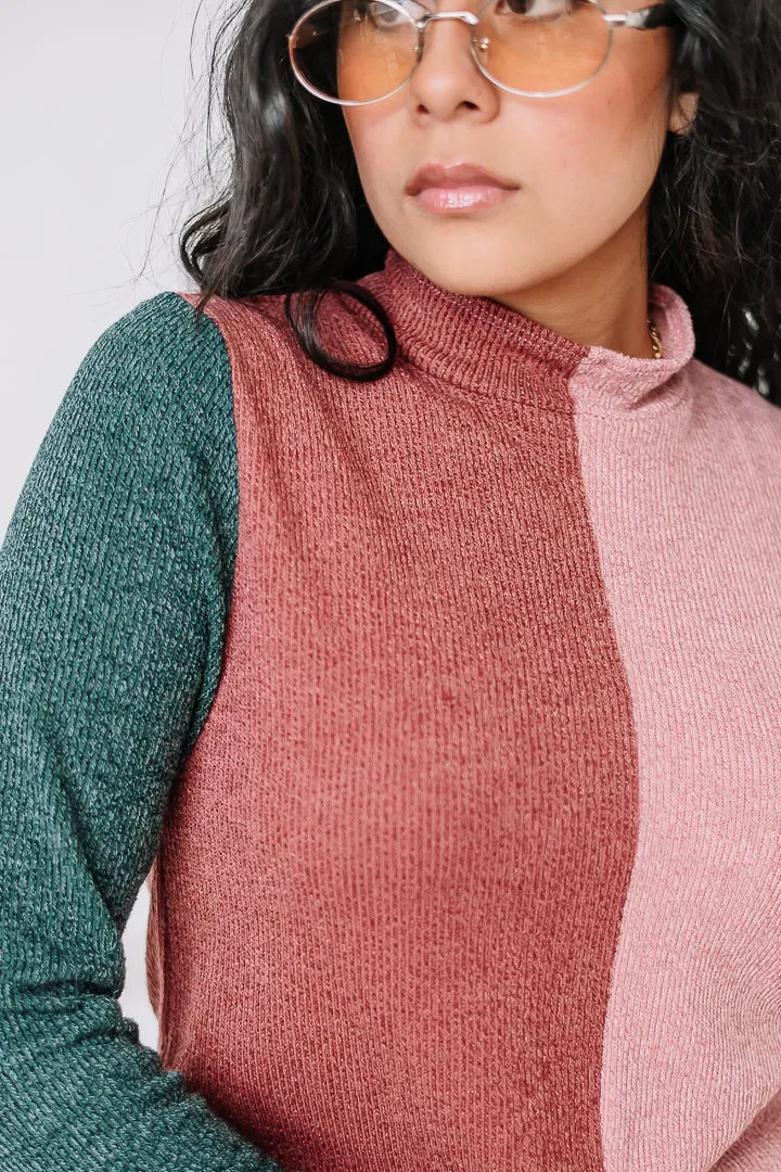 Mix Things Up Color Block Top