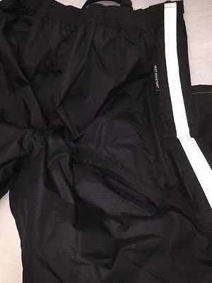 MOTORCYCLE MOTORBIKE RAIN GEAR MEN'S RAIN SUIT BLK&NEON GREEN WATERRESISTANT