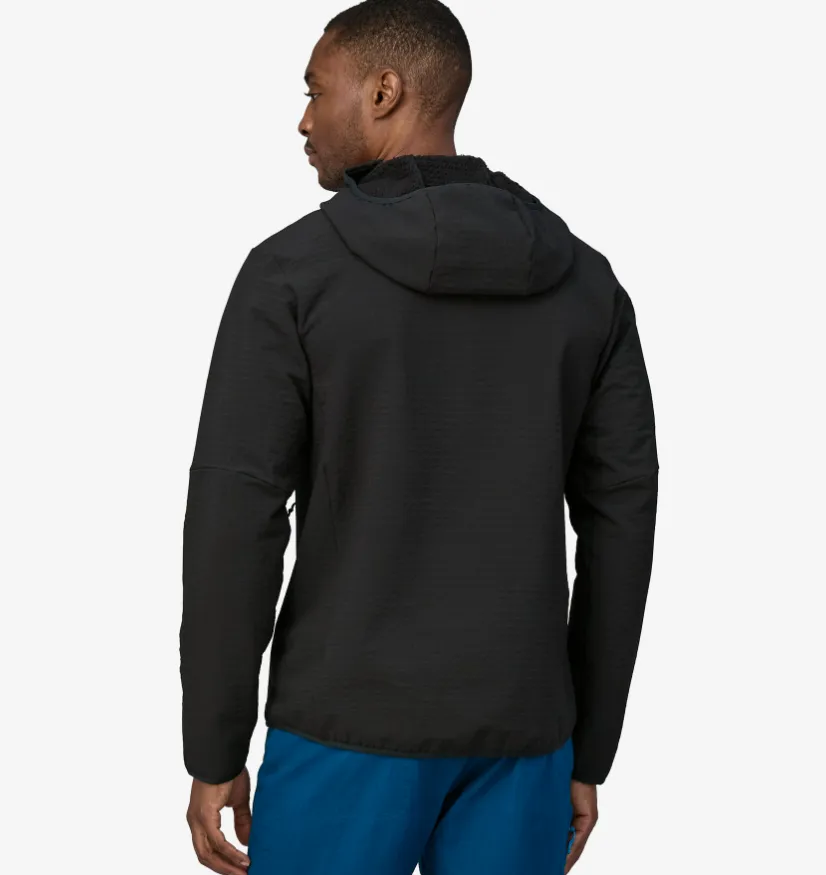 M'S R2 TECHFACE HOODY - BLACK
