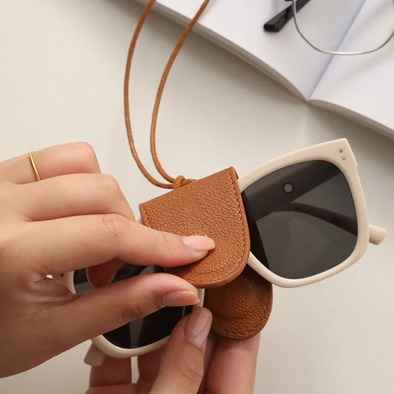 Multifunktionaler Brillenorganizer aus Leder